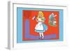 Alice in Wonderland: Drink Me-John Tenniel-Framed Premium Giclee Print