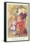 Alice in Wonderland, Duchess and Flamingo-null-Framed Stretched Canvas