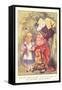 Alice in Wonderland, Duchess and Flamingo-null-Framed Stretched Canvas