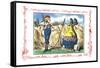 Alice in Wonderland: Father William and the Young Man-John Tenniel-Framed Stretched Canvas