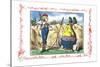 Alice in Wonderland: Father William and the Young Man-John Tenniel-Stretched Canvas