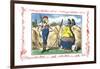 Alice in Wonderland: Father William and the Young Man-John Tenniel-Framed Art Print