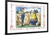 Alice in Wonderland: Father William and the Young Man-John Tenniel-Framed Art Print