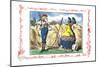 Alice in Wonderland: Father William and the Young Man-John Tenniel-Mounted Art Print