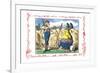 Alice in Wonderland: Father William and the Young Man-John Tenniel-Framed Premium Giclee Print