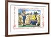 Alice in Wonderland: Father William and the Young Man-John Tenniel-Framed Premium Giclee Print