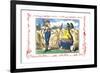 Alice in Wonderland: Father William and the Young Man-John Tenniel-Framed Premium Giclee Print