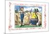 Alice in Wonderland: Father William and the Young Man-John Tenniel-Mounted Premium Giclee Print