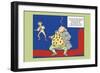 Alice in Wonderland: Father William Balances an Eel-John Tenniel-Framed Premium Giclee Print