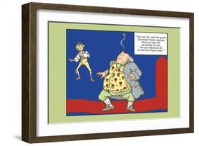 Alice in Wonderland: Father William Balances an Eel-John Tenniel-Framed Art Print