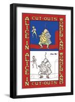 Alice in Wonderland: Father William Balances an Eel-John Tenniel-Framed Art Print