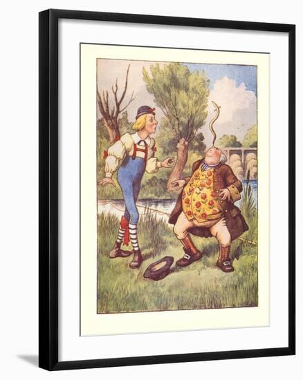 Alice in Wonderland, Father William-null-Framed Art Print