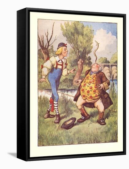 Alice in Wonderland, Father William-null-Framed Stretched Canvas