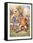 Alice in Wonderland, Father William-null-Framed Stretched Canvas