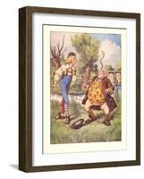 Alice in Wonderland, Father William-null-Framed Art Print