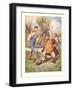 Alice in Wonderland, Father William-null-Framed Art Print