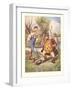 Alice in Wonderland, Father William-null-Framed Art Print