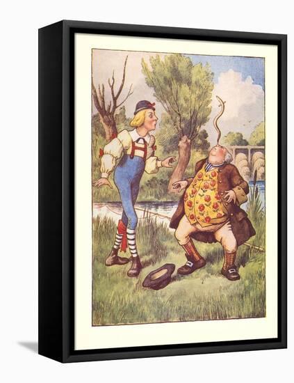 Alice in Wonderland, Father William-null-Framed Stretched Canvas