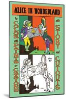 Alice in Wonderland: Frontman and Footman-John Tenniel-Mounted Art Print
