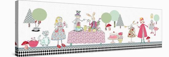 Alice in Wonderland - Full Composition-Effie Zafiropoulou-Stretched Canvas