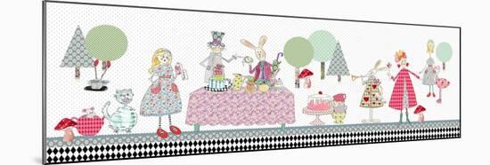 Alice in Wonderland - Full Composition-Effie Zafiropoulou-Mounted Giclee Print