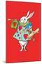 Alice in Wonderland: Horn and Hearts-John Tenniel-Mounted Art Print