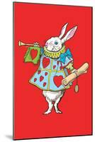 Alice in Wonderland: Horn and Hearts-John Tenniel-Mounted Art Print