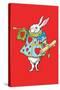 Alice in Wonderland: Horn and Hearts-John Tenniel-Stretched Canvas