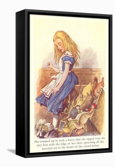 Alice in Wonderland, Jury Box-null-Framed Stretched Canvas