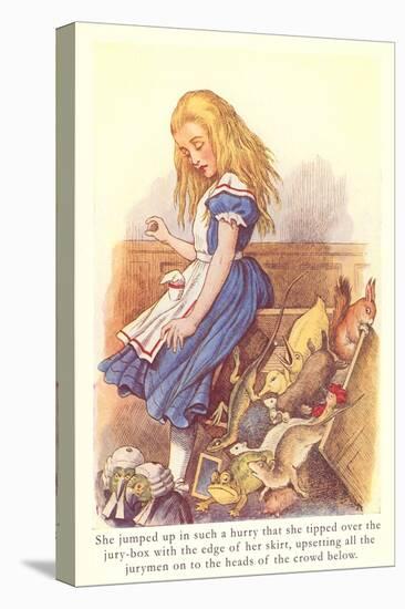 Alice in Wonderland, Jury Box-null-Stretched Canvas