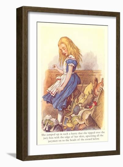 Alice in Wonderland, Jury Box-null-Framed Art Print