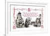 Alice in Wonderland: King and Tarts-John Tenniel-Framed Premium Giclee Print