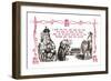 Alice in Wonderland: King and Tarts-John Tenniel-Framed Art Print