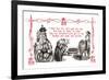 Alice in Wonderland: King and Tarts-John Tenniel-Framed Art Print