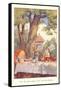 Alice in Wonderland, Mad Tea Party-null-Framed Stretched Canvas