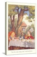 Alice in Wonderland, Mad Tea Party-null-Stretched Canvas