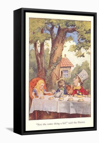 Alice in Wonderland, Mad Tea Party-null-Framed Stretched Canvas