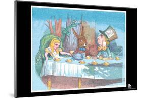 Alice in Wonderland Text Poster-null-Mounted Poster