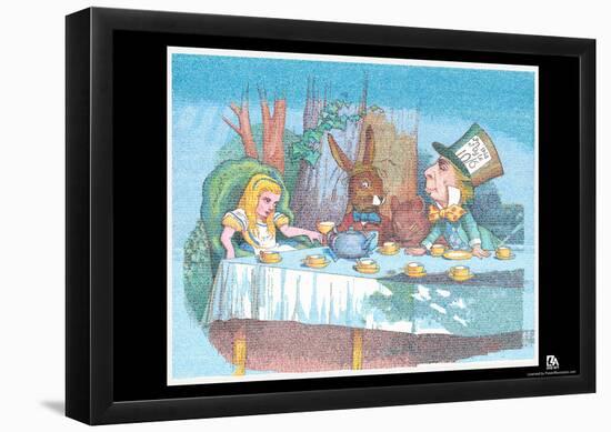 Alice in Wonderland Text Poster-null-Framed Poster