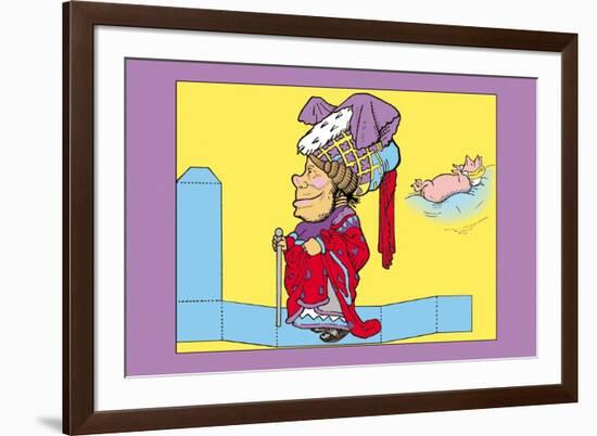 Alice in Wonderland: The Duchess-John Tenniel-Framed Premium Giclee Print