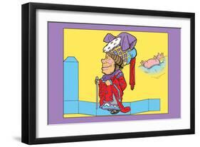 Alice in Wonderland: The Duchess-John Tenniel-Framed Art Print