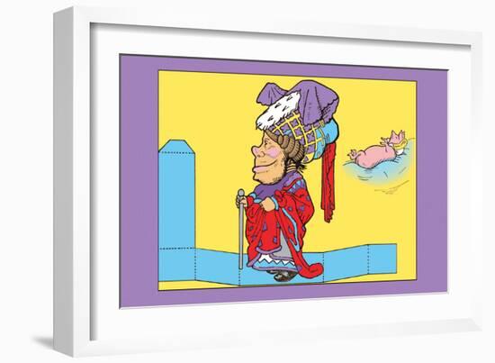 Alice in Wonderland: The Duchess-John Tenniel-Framed Art Print