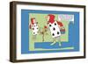 Alice in Wonderland: The Gardeners-John Tenniel-Framed Premium Giclee Print