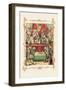 Alice in Wonderland: The King and Queen's Court-John Tenniel-Framed Art Print