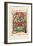 Alice in Wonderland: The King and Queen's Court-John Tenniel-Framed Art Print