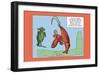 Alice in Wonderland: The Lobster-John Tenniel-Framed Art Print