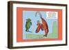 Alice in Wonderland: The Lobster-John Tenniel-Framed Premium Giclee Print