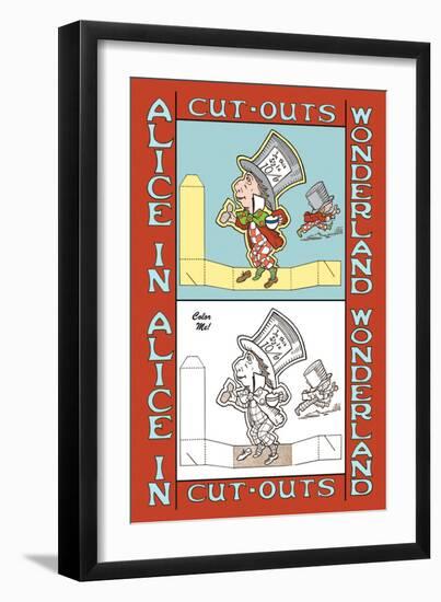 Alice in Wonderland: The Mad Hatter-John Tenniel-Framed Art Print