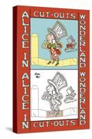 Alice in Wonderland: The Mad Hatter-John Tenniel-Stretched Canvas