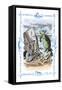 Alice in Wonderland: The Mock Turtle's Story-John Tenniel-Framed Stretched Canvas